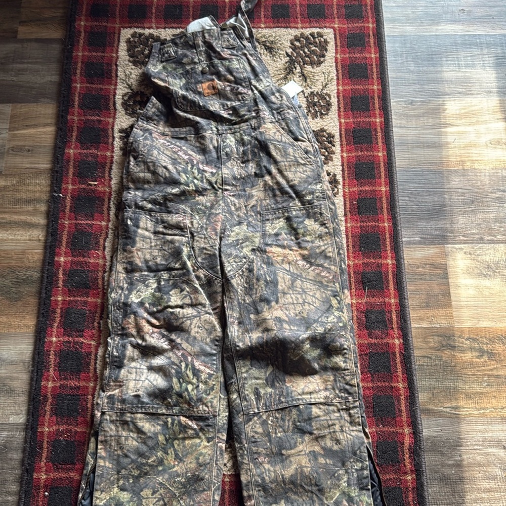 Carhartt Mossy Oak overall bibs. Worn once